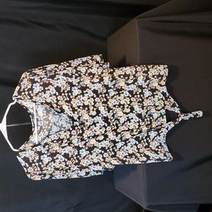 Flowered blouse